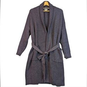 Jason Wu Chunky Knit Oversized Long Sleeve Cardigan With Belt Size L